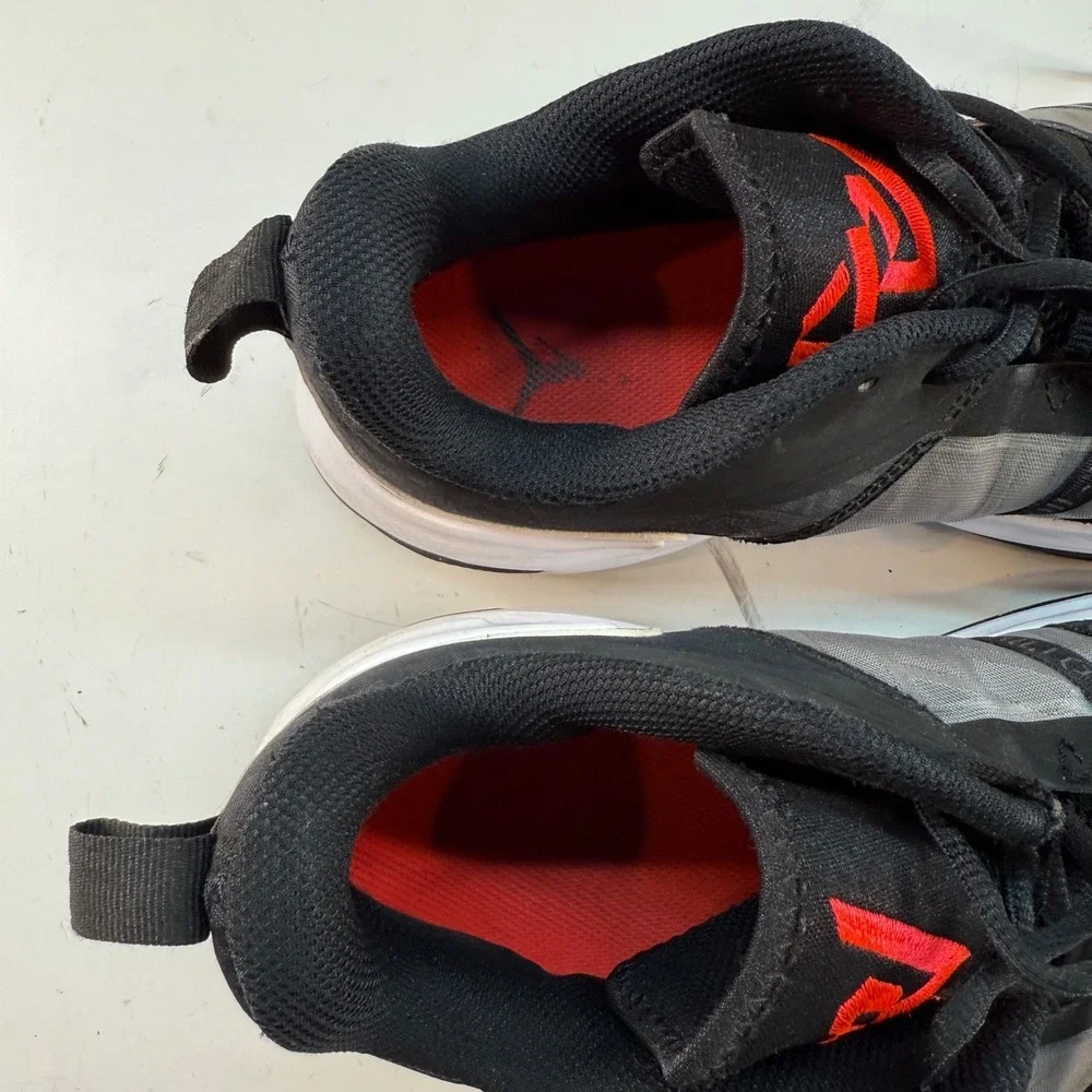 Jordan One Take 3 Black White Red Basketball Athletic Shoes Size 9.5 Men's